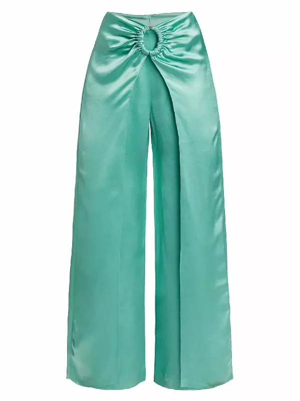 Women's Belma Wide Leg Pants In Aqua